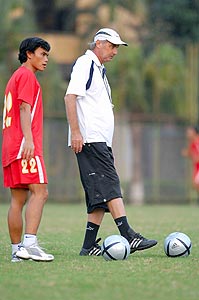 Picture from Alfred A. Riedl, soccer coach