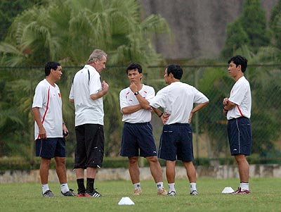 Picture from Alfred A. Riedl, soccer coach