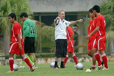 Picture from Alfred A. Riedl, soccer coach
