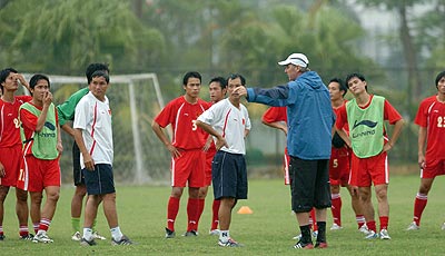 Picture from Alfred A. Riedl, soccer coach