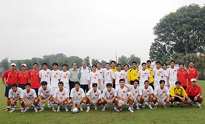 Picture from Alfred A. Riedl, soccer coach