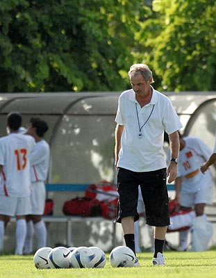 Picture from Alfred A. Riedl, soccer coach