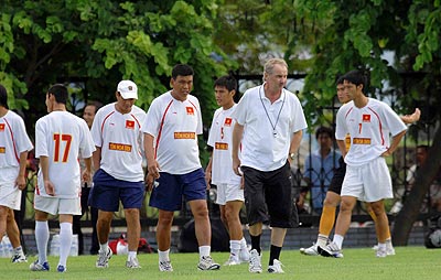 Picture from Alfred A. Riedl, soccer coach