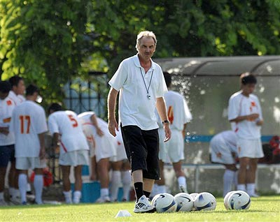 Picture from Alfred A. Riedl, soccer coach