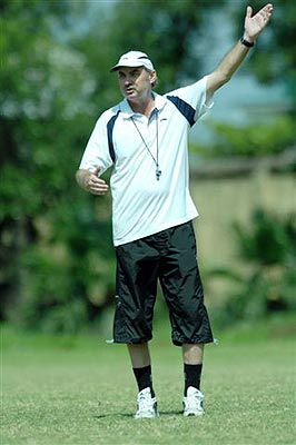 Picture from Alfred A. Riedl, soccer coach