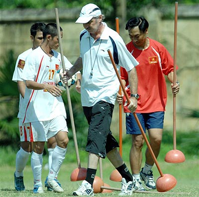 Picture from Alfred A. Riedl, soccer coach