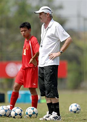 Picture from Alfred A. Riedl, soccer coach