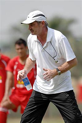 Picture from Alfred A. Riedl, soccer coach