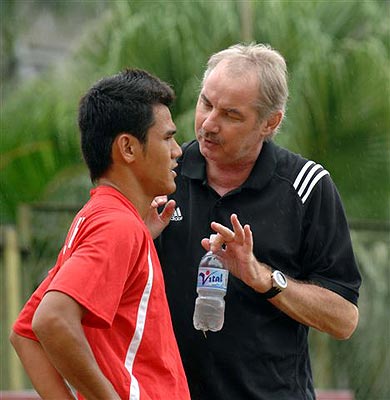 Picture from Alfred A. Riedl, soccer coach