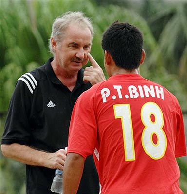 Picture from Alfred A. Riedl, soccer coach