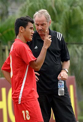 Picture from Alfred A. Riedl, soccer coach