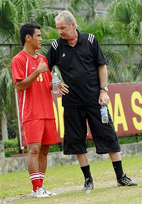 Picture from Alfred A. Riedl, soccer coach