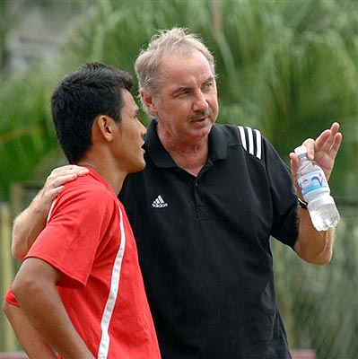 Picture from Alfred A. Riedl, soccer coach