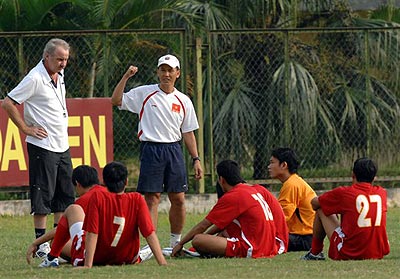 Picture from Alfred A. Riedl, soccer coach