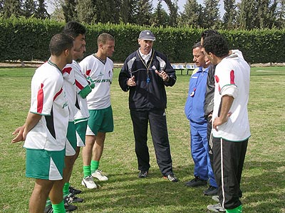 Picture from Alfred A. Riedl, soccer coach