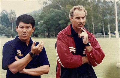 Picture from Alfred A. Riedl, soccer coach