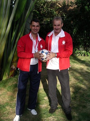Picture from Alfred A. Riedl, soccer coach