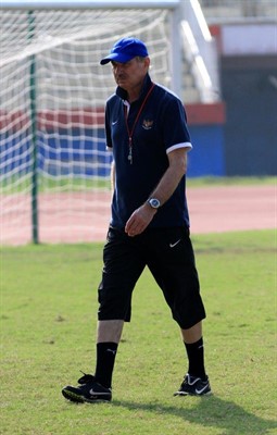 Picture from Alfred A. Riedl, soccer coach