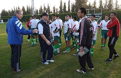 Picture from Alfred A. Riedl, soccer coach