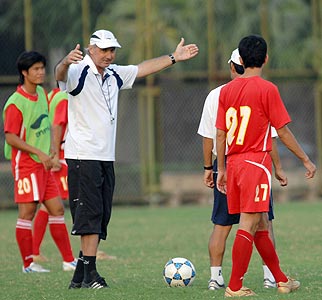 Picture from Alfred A. Riedl, soccer coach