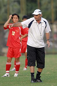 Picture from Alfred A. Riedl, soccer coach