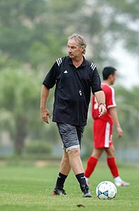 Picture from Alfred A. Riedl, soccer coach