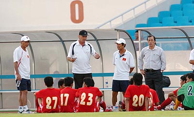 Picture from Alfred A. Riedl, soccer coach