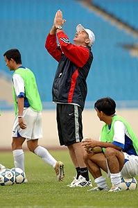 Picture from Alfred A. Riedl, soccer coach