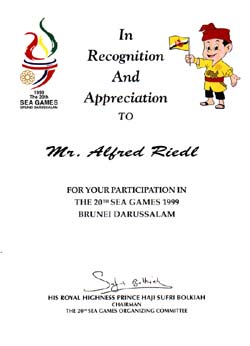 Picture from Alfred A. Riedl, soccer coach