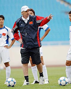 Picture from Alfred A. Riedl, soccer coach
