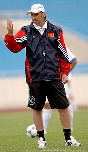 Picture from Alfred A. Riedl, soccer coach