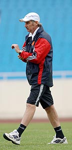 Picture from Alfred A. Riedl, soccer coach