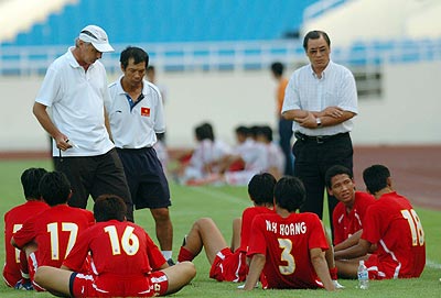 Picture from Alfred A. Riedl, soccer coach
