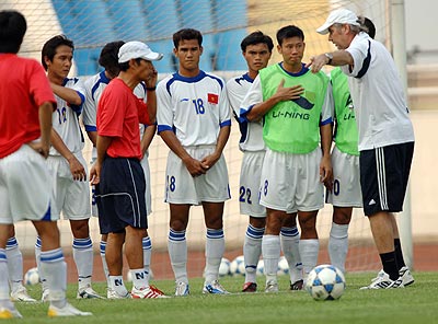Picture from Alfred A. Riedl, soccer coach