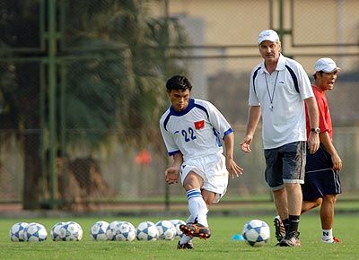 Picture from Alfred A. Riedl, soccer coach