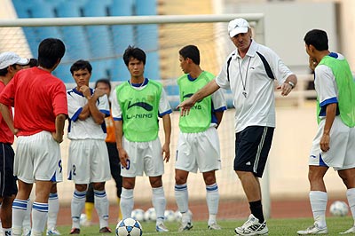 Picture from Alfred A. Riedl, soccer coach