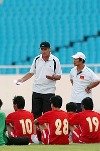 Picture from Alfred A. Riedl, soccer coach